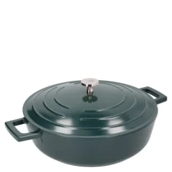 Cast Aluminium lav gryte 4L 29 cm hunter green