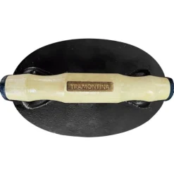 Cast iron grillpresse 17,5x11,2 cm svart