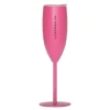 Champagneglass termo LYKKEBOBLER 12 cl mørk rosa