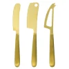 Cheese ostekniver 3 stk gylden