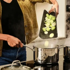 Chop2pot plus skjærebrett 37,5x21,5 cm svart