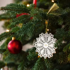 Christmas Classic juletrepynt snøflak 10 cm