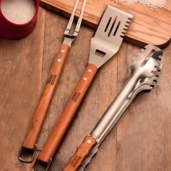 Churrasco bbq-sett 3 deler brun