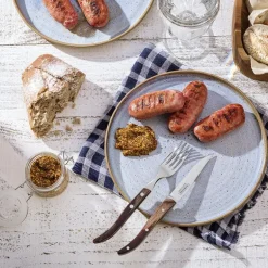 Churrasco gaffel 22 cm brun