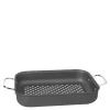 Churrasco grillpanne 28x22 cm svart