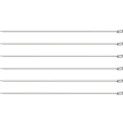 Churrasco grillspyd 33,5 cm sølv