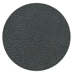 Circle Hippo glassbrikke 10 cm svart-antrasitt