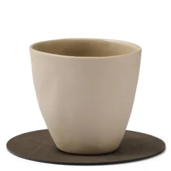 Circle Nupo glassbrikke 10 cm caviar