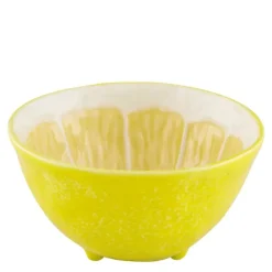 Citron skål 15 cm sitron gul