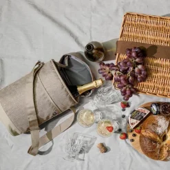 City kjøleveske høy lin