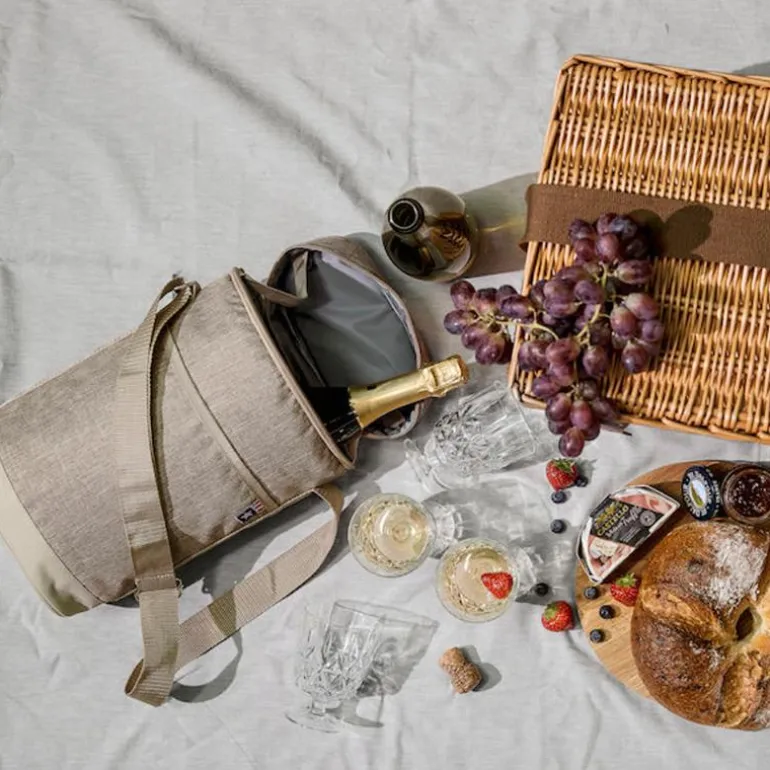 City kjøleveske høy lin