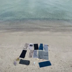 Classic badehåndkle 140x70 cm dark blue