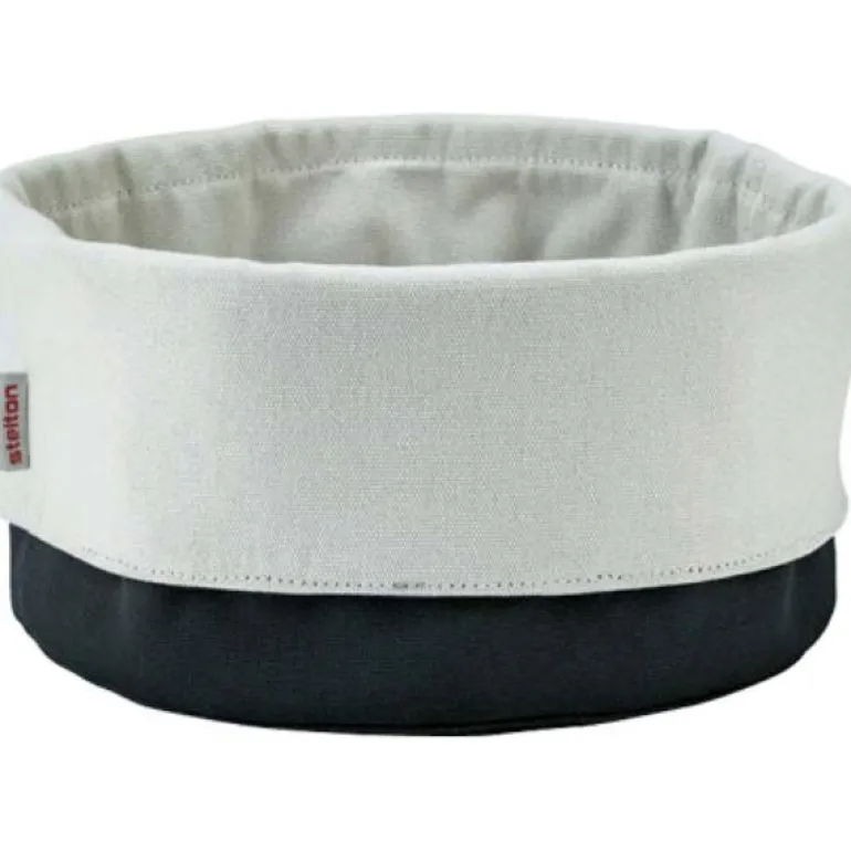 Classic brødpose stor 23x21 cm svart/sand