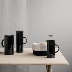 Classic brødpose stor 23x21 cm svart/sand