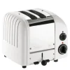 Classic brødrister 2 skiver hvit