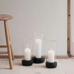 Classic Hurricane liten lyslykt svart