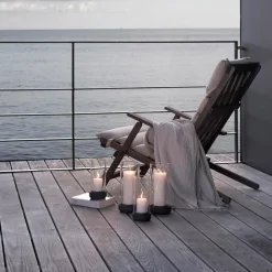 Classic Hurricane liten lyslykt svart