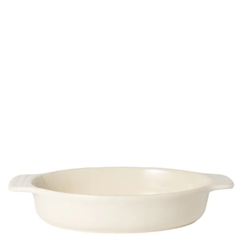 Classic ildfast form 33,5x21 cm oval hvit