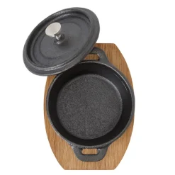 Classic minigryte 10 cm svart/natur