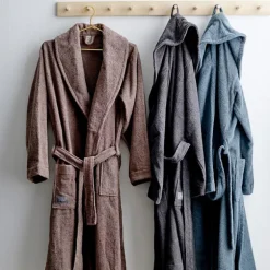 Classic morgenkåpe S/M taupe