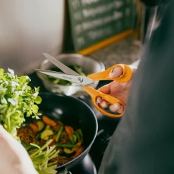 Classic universalsaks 21 cm oransje/stål