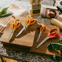 Classic universalsaks 21 cm oransje/stål