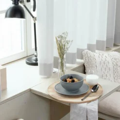 Clay skål 24 cm smoke