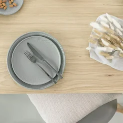 Clay tallerken 27 cm smoke