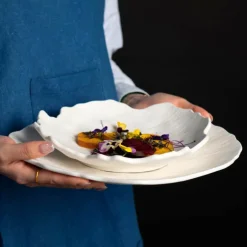 Cloud fat 29,5 cm matt hvit