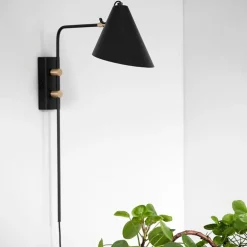 Club vegglampe 62x46 cm svart