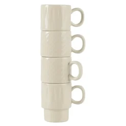 Coffee & More espressokrus 10 cl 4 stk beige