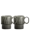 Coffee & More kaffekopp 25 cl 2 stk grå