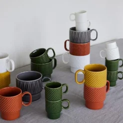 Coffee & More kaffekrus 25 cl 2 stk gul