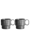 Coffee & More tekrus 50 cl 2 stk grå