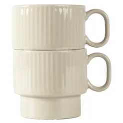 Coffee & More tekrus 50 cl 2 stk beige