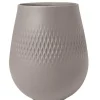 Collier Carre vase 12,7 cm taupe