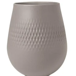 Collier Carre vase 12,7 cm taupe