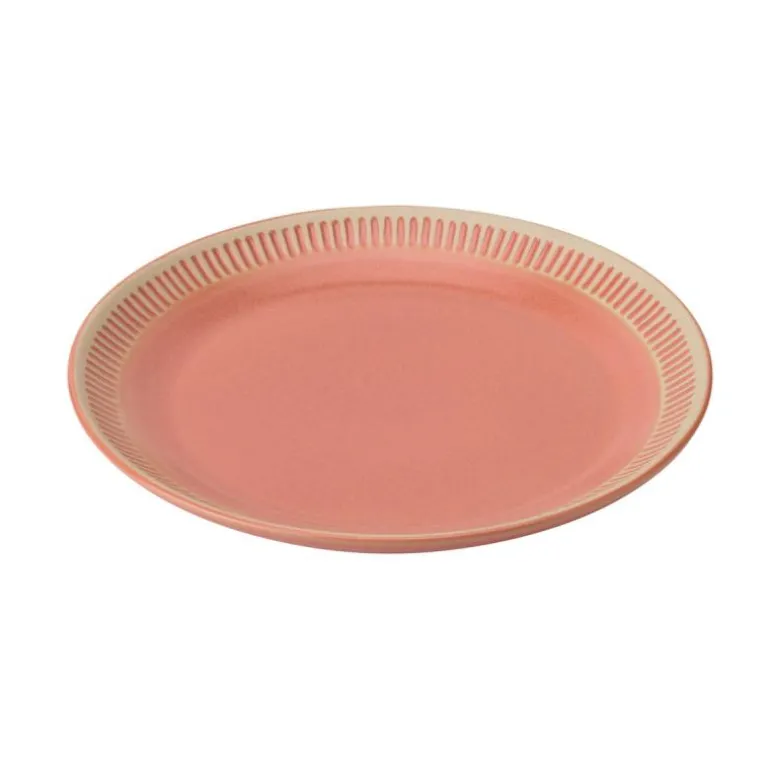 Colorit tallerken 19 cm koral