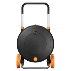 Comfort slangetrommel med slange 13mm 20m svart/oransje