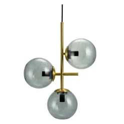 COMO pendel 60 cm smoke/messing