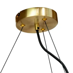 COMO pendel 32,5 cm smoke/messing