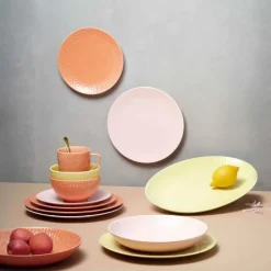 Confetti frokosttallerken 24 cm apricot