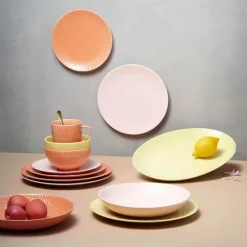 Confetti frokosttallerken 24 cm candy floss