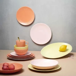 Confetti middagstallerken 27,5 cm lemon