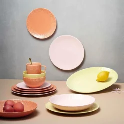 Confetti middagstallerken 27,5 cm apricot