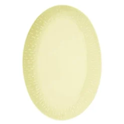Confetti ovalt fat 36x25,5 cm lemon