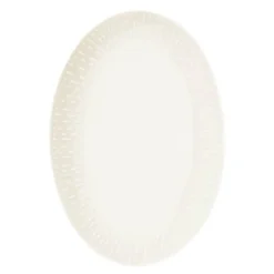 Confetti ovalt fat 36x25,5 cm vanilla