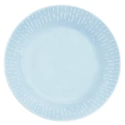 Confetti pastatallerken 23 cm aqua