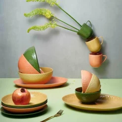 Confetti skål 14 cm apricot