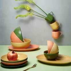 Confetti skål 14 cm olive